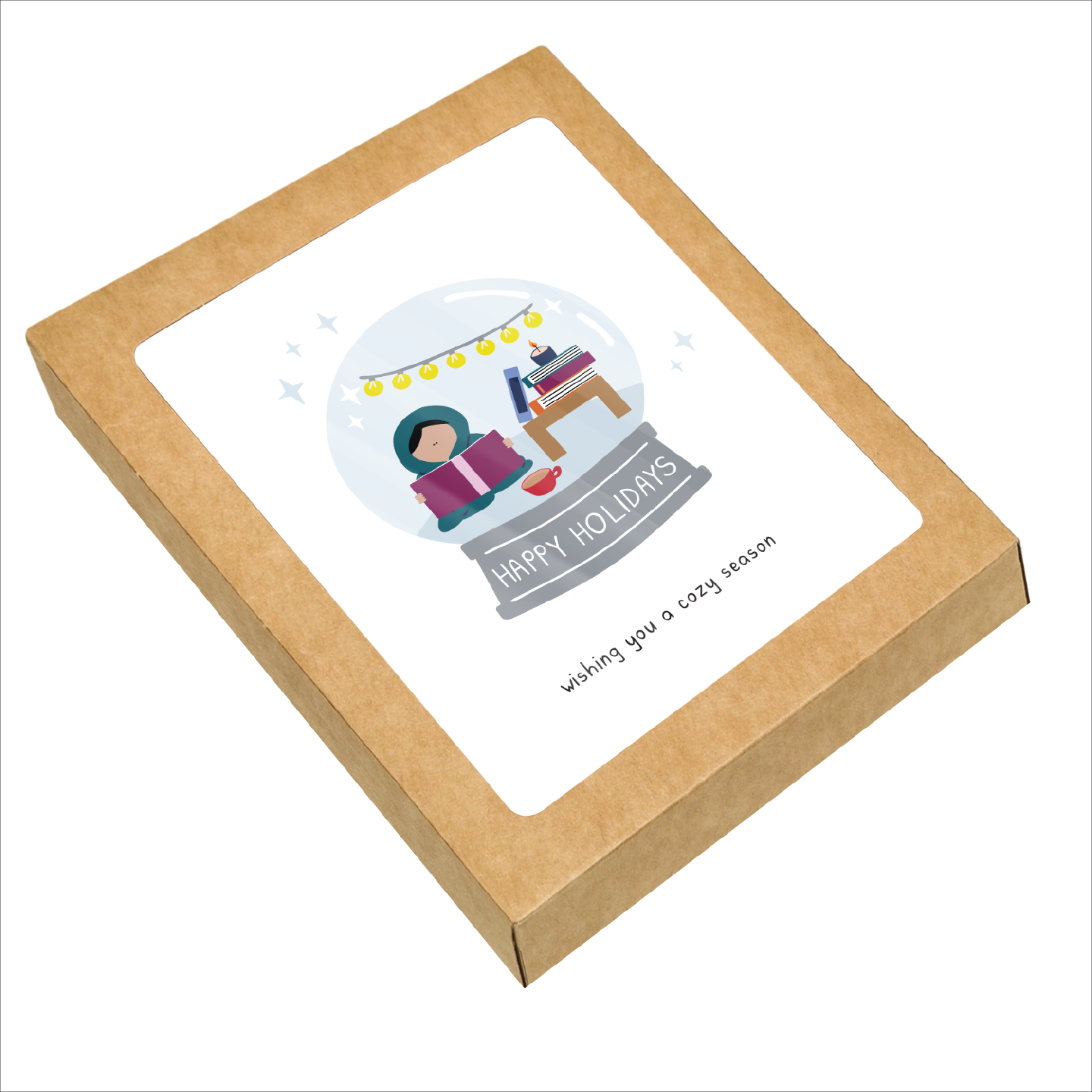 Cozy Snowglobe Holiday Card