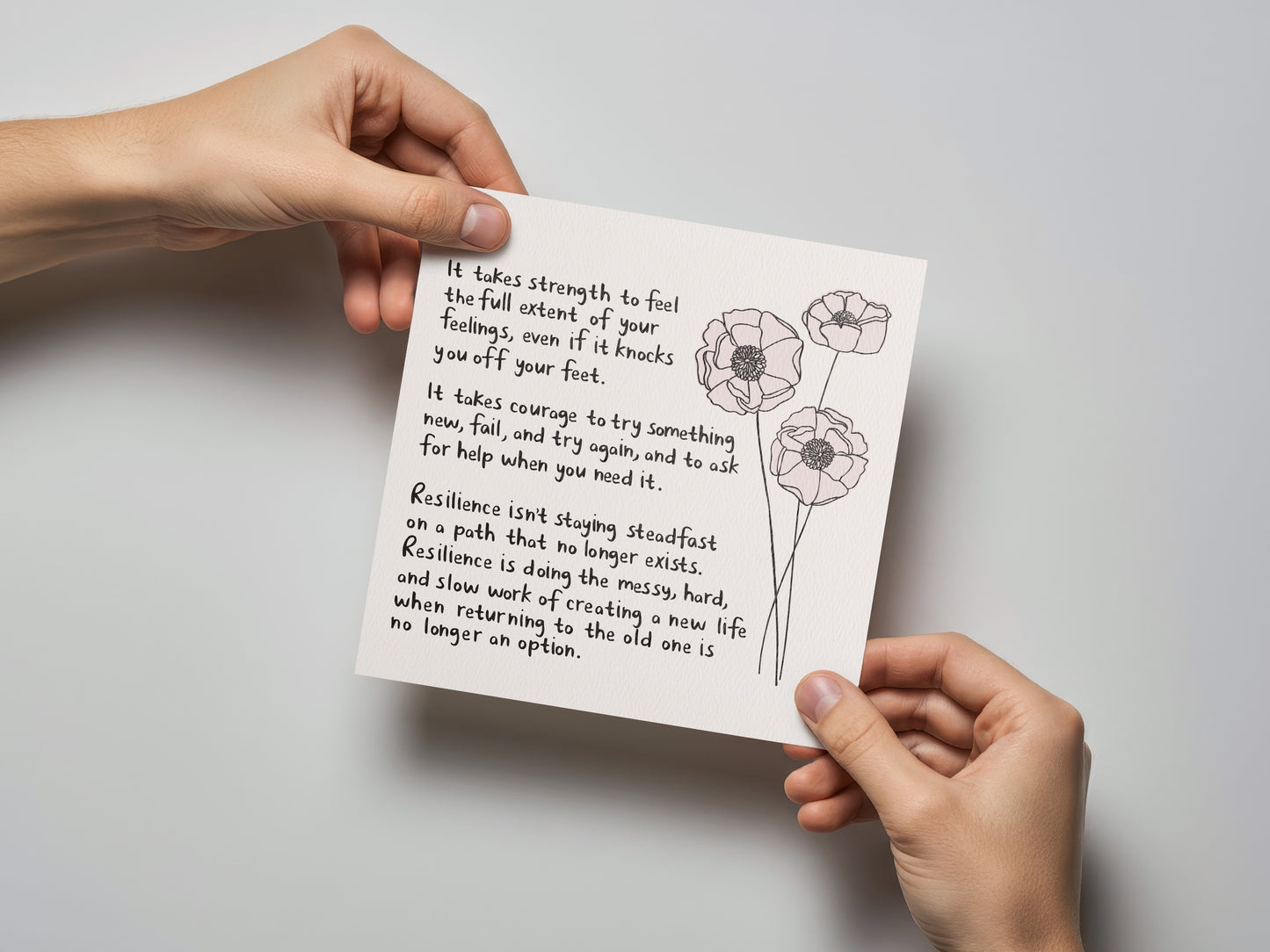 True Resilience Sympathy Card - additional product photo 2