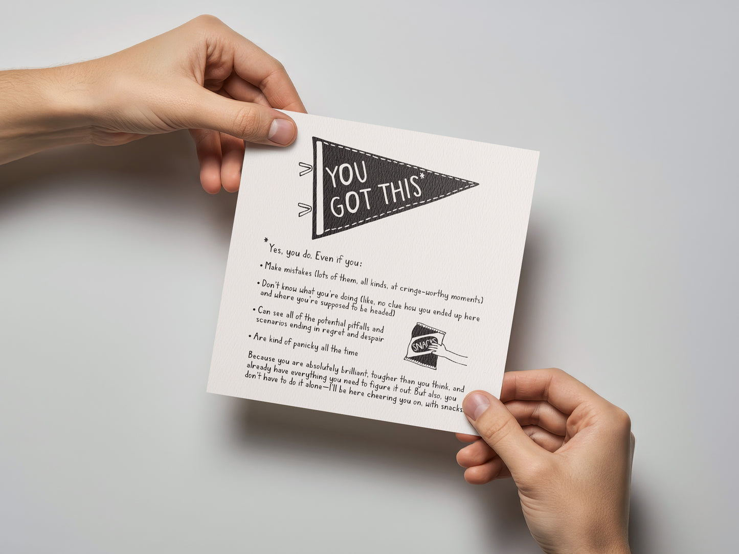 You Got This Encouragement Card - additional product photo 2