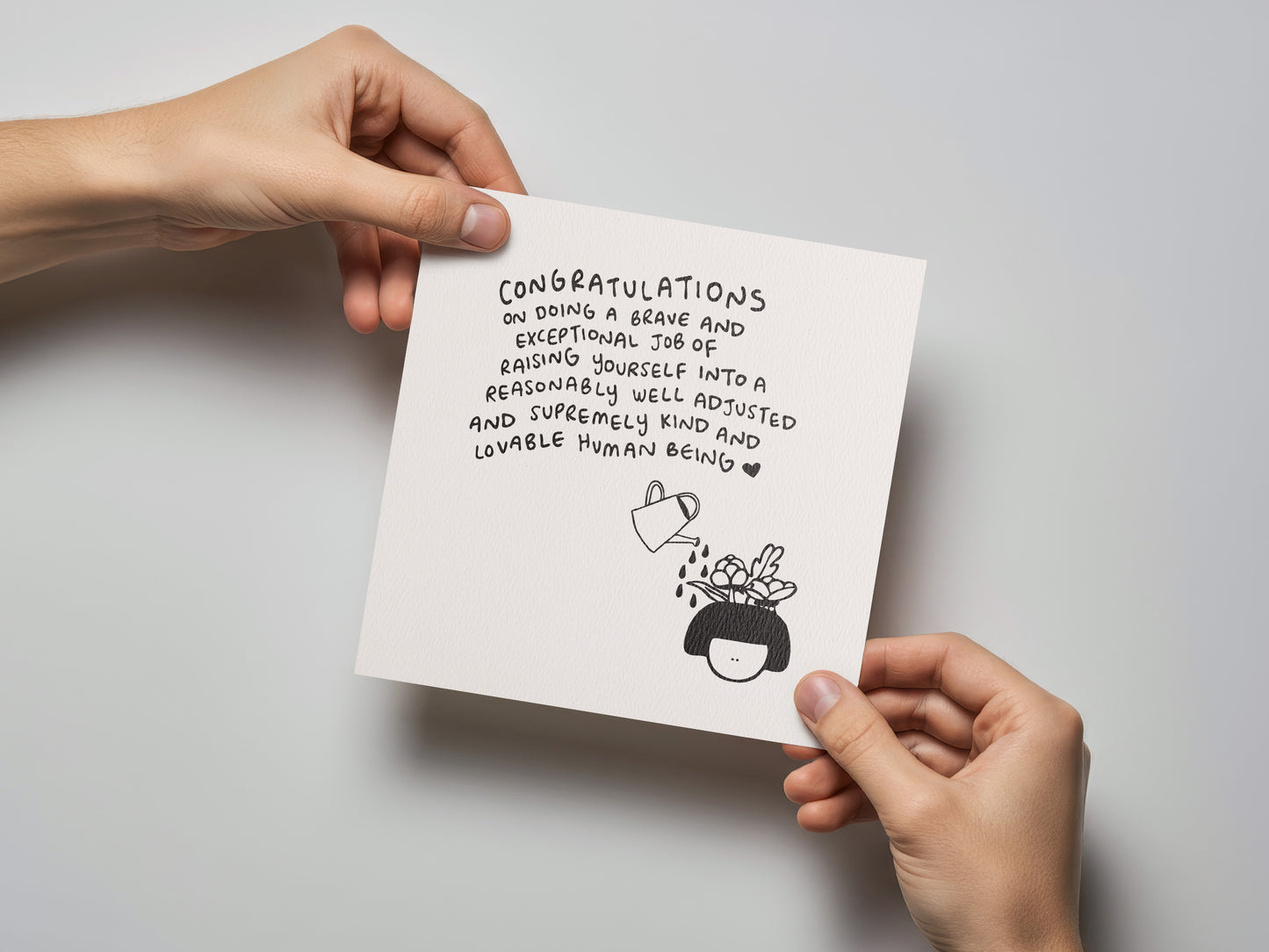 Congrats on Raising Yourself Card - additional product photo 2