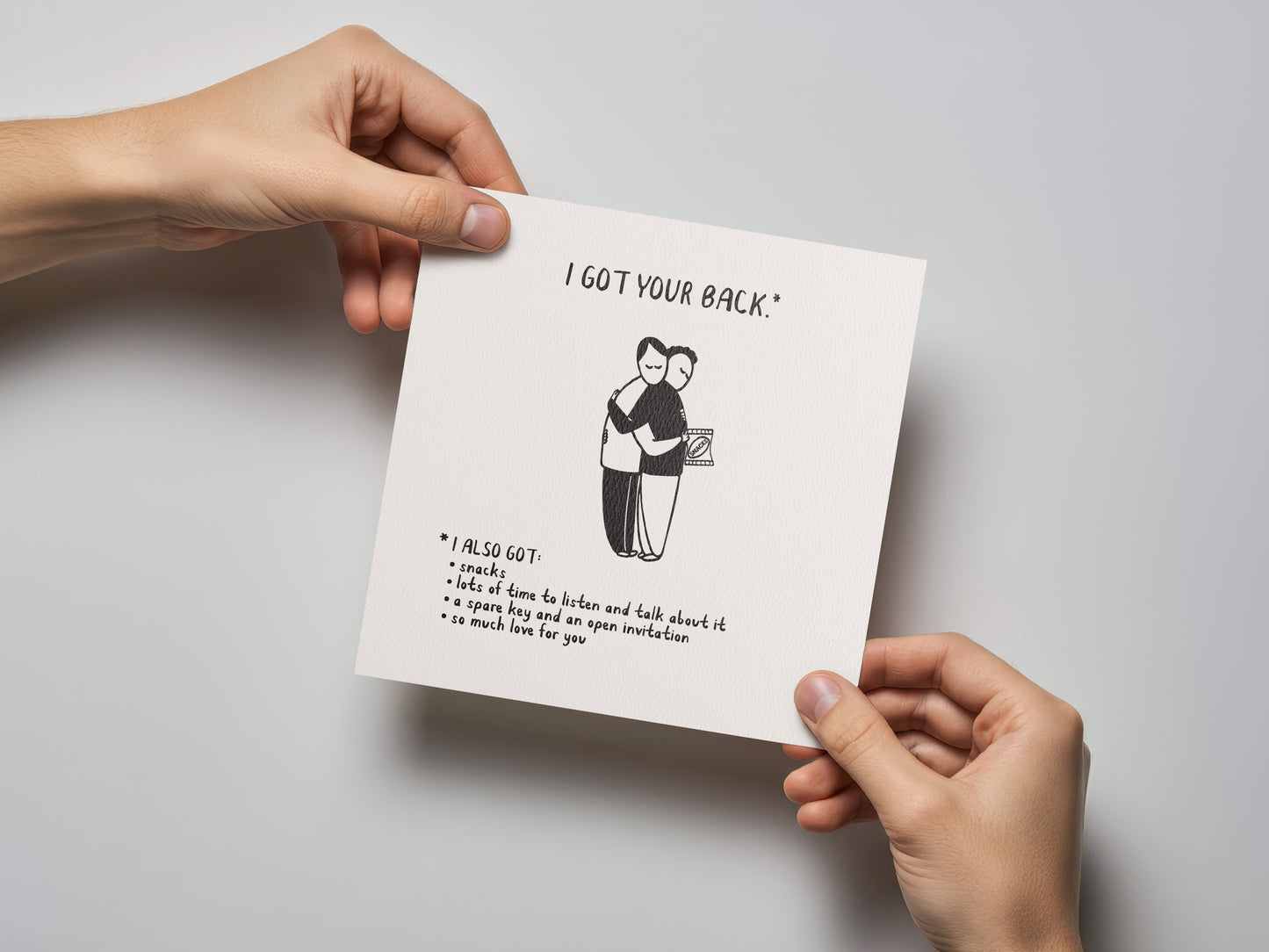 I Got Your Back Sympathy Card - additional product photo 2