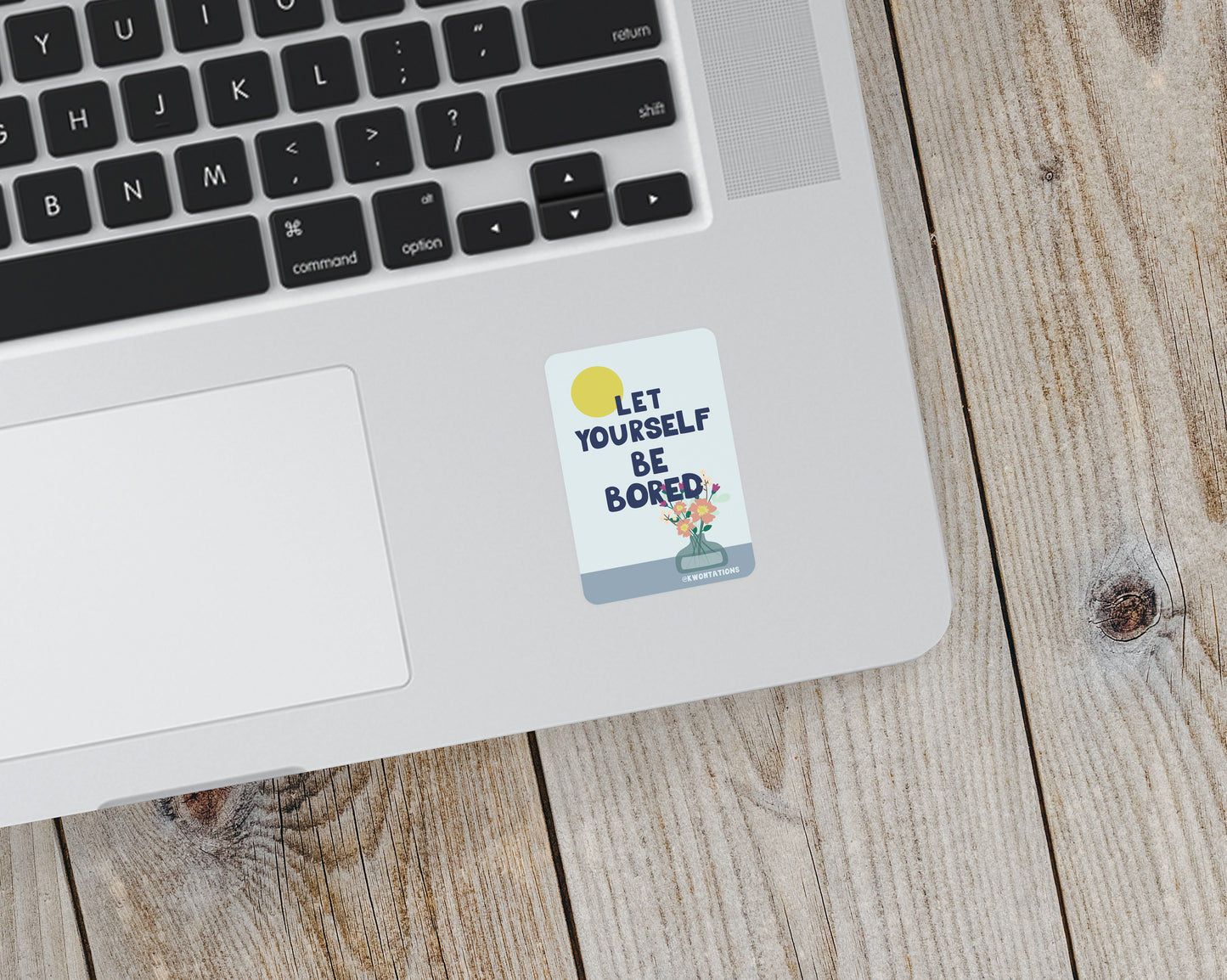 Let Yourself Be Bored Vinyl Sticker - additional product photo 3