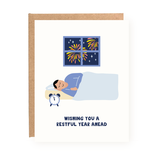 Restful Year New Years Card