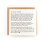 This Will Be Our Year Letterpress Card with heartfelt new year message printed on soft white cardstock with kraft envelope.