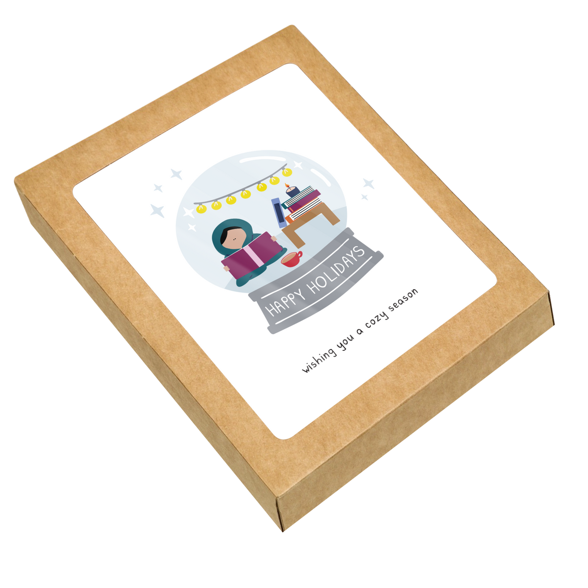 Cozy Snowglobe Holiday Card