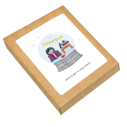 Cozy Snowglobe Holiday Card