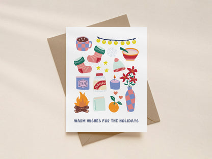 Warm Wishes Holiday Card