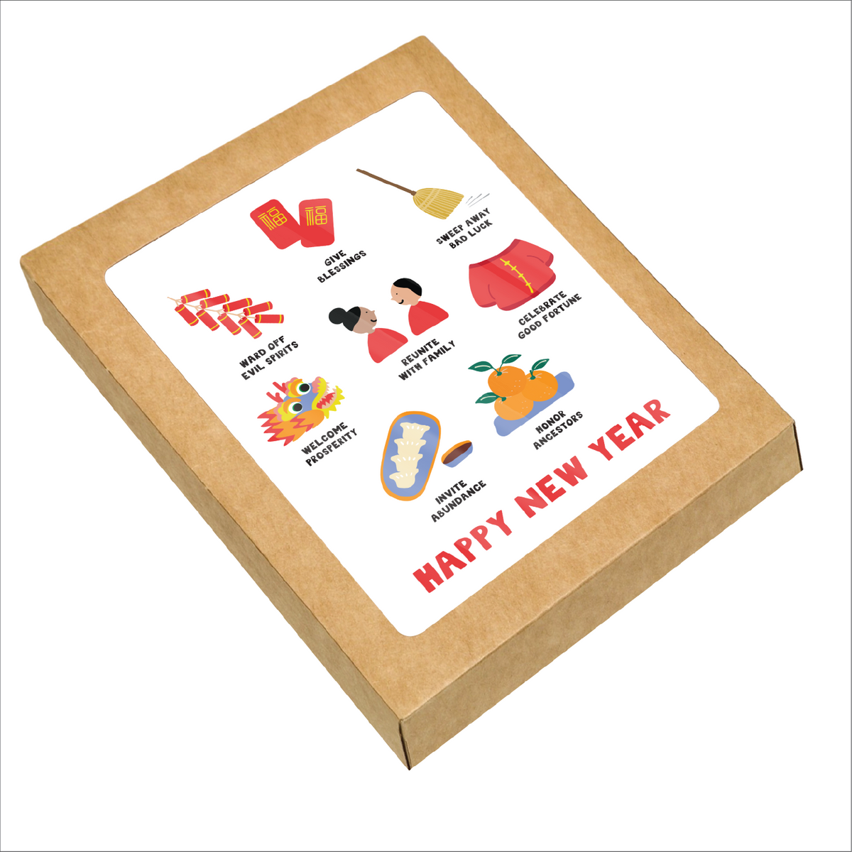 Lunar New Year Traditions LNY Card