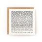 Love Languages Letterpress Card featuring caring handwritten messages printed on luxe white cardstock with kraft envelope.