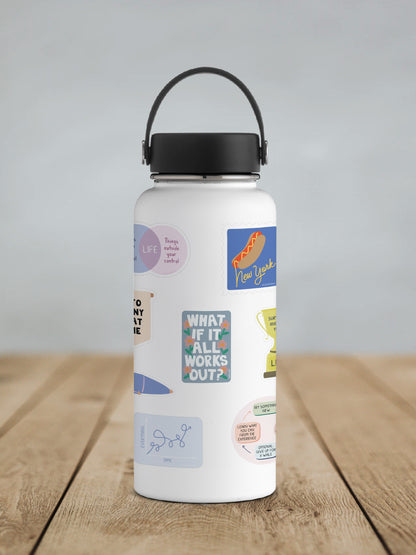 What if It All Works Out? Matte Vinyl Sticker