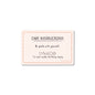 Matte vinyl sticker with a gentle self-care message and playful care symbols on a soft peach background.