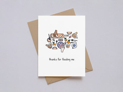 Thanks for Feeding Me Card