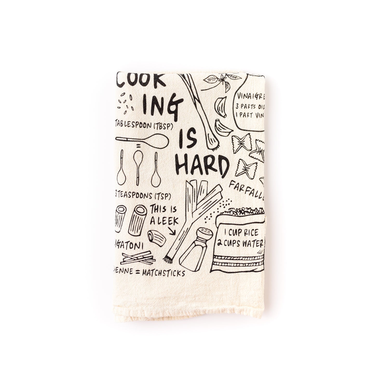 Cooking is Hard Tea Towel