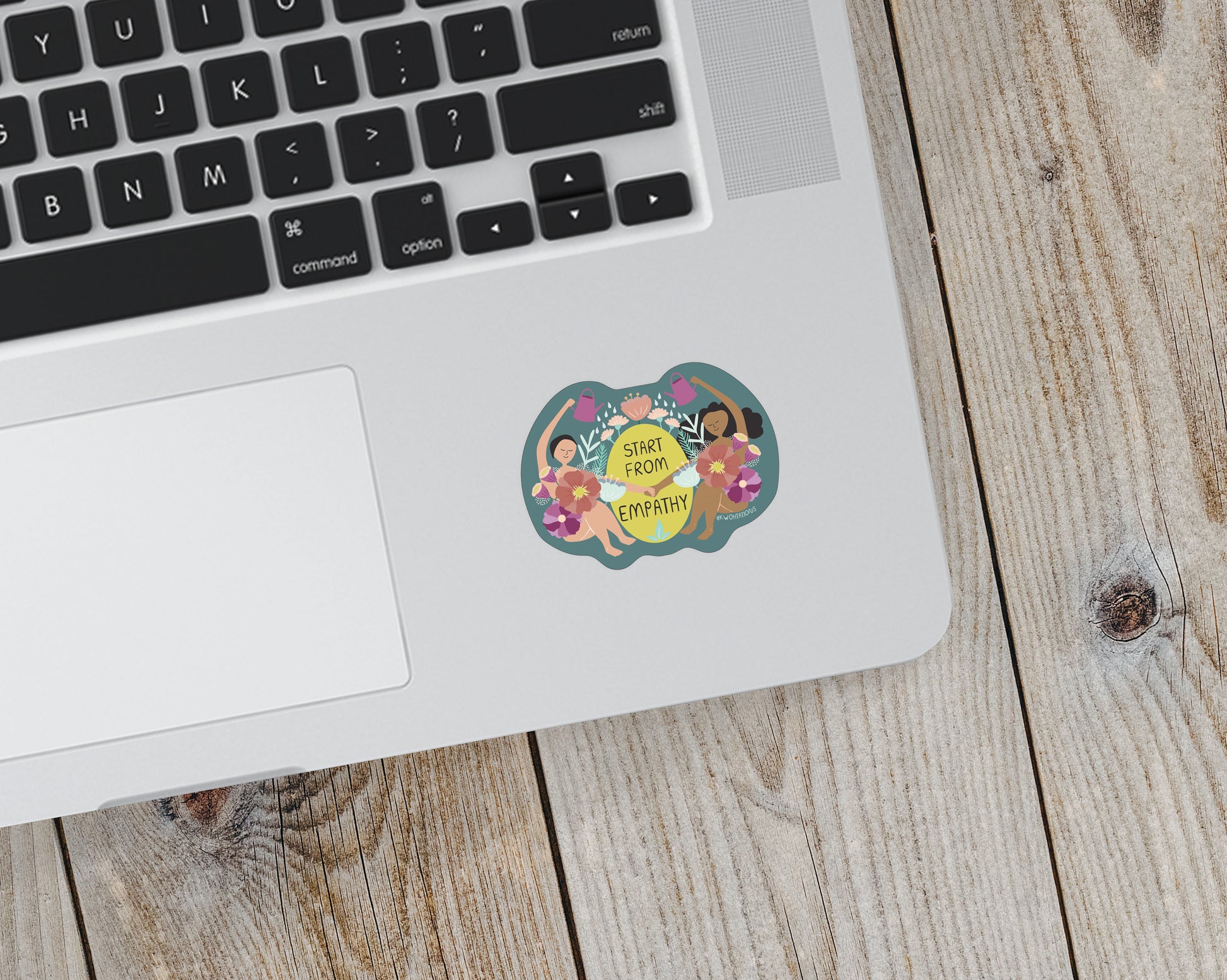 Start From Empathy Vinyl Sticker - additional product photo 3