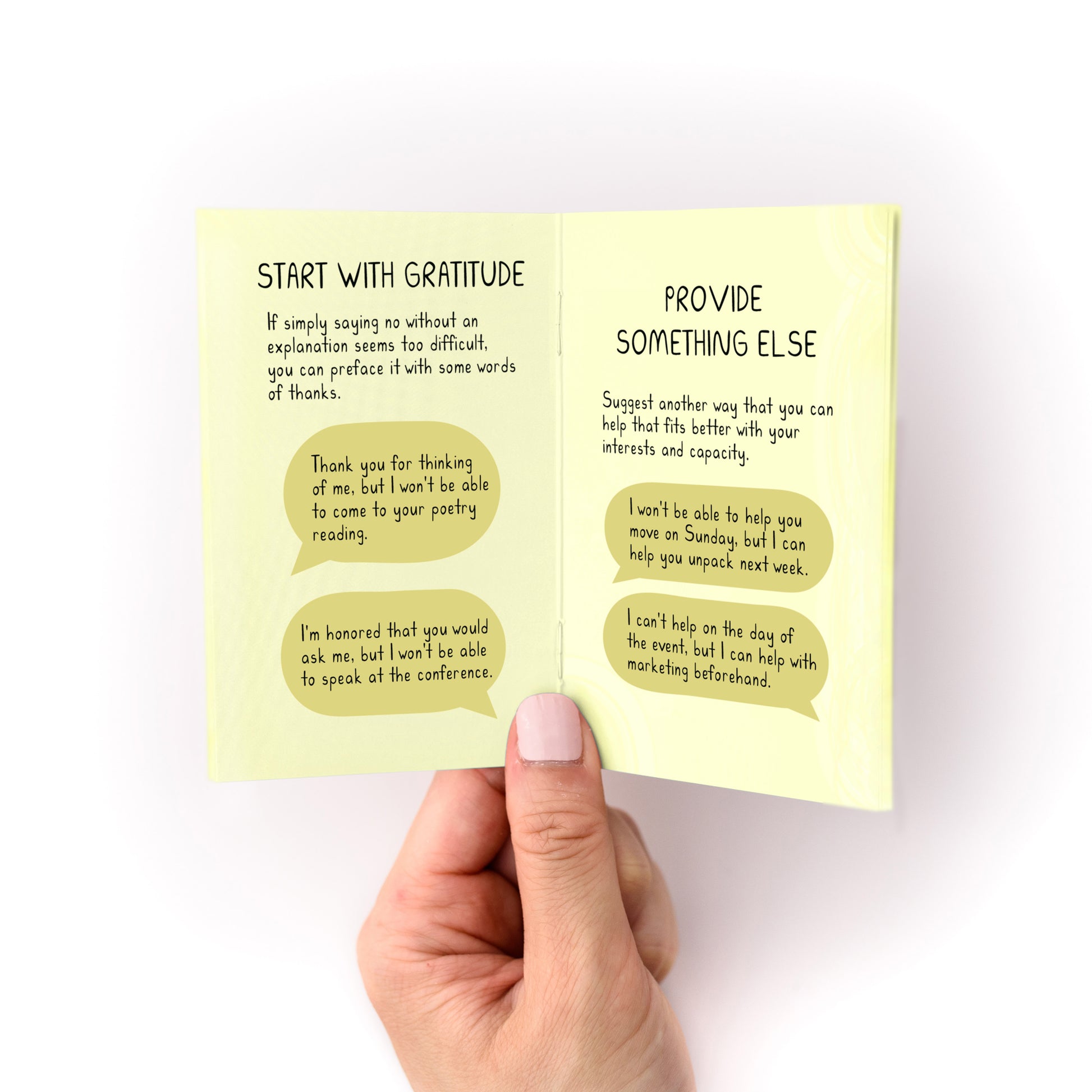 Ways to Say No Zine - Page 5-6