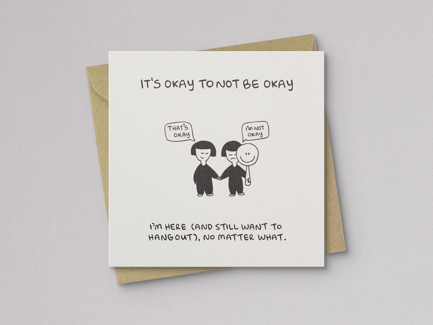 It's Okay to Not Be Okay Sympathy Card - additional product photo 1