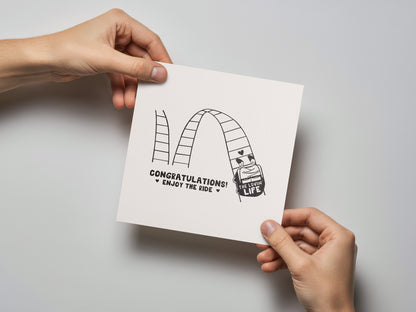 Enjoy the Ride Wedding Card - additional product photo 2