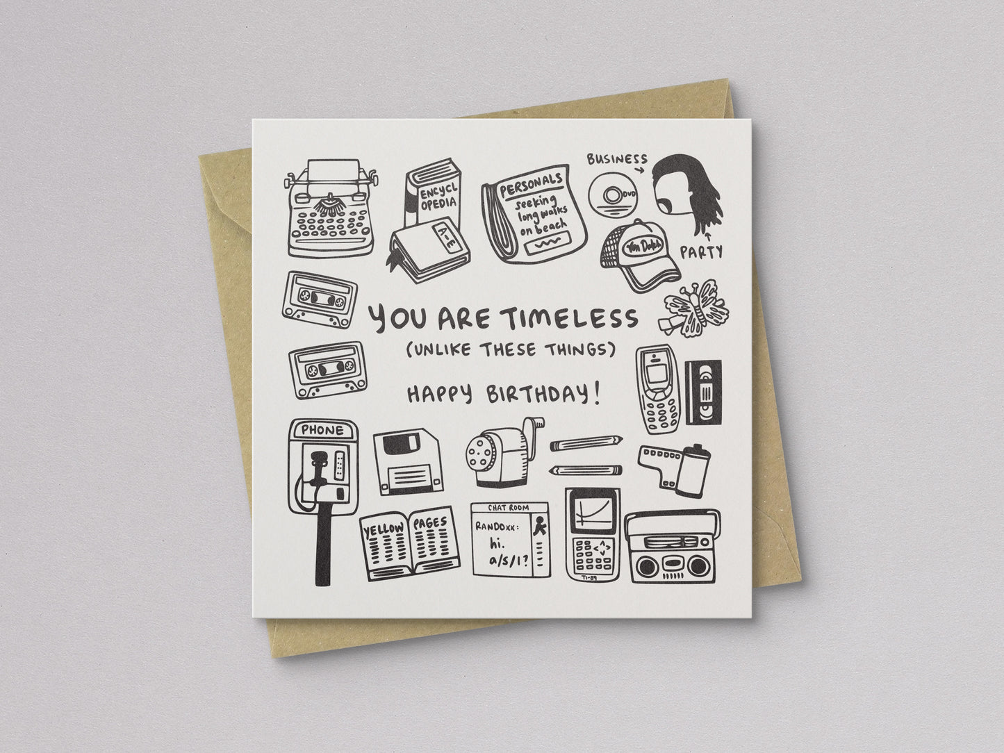 You Are Timeless Birthday Card - additional product photo 1