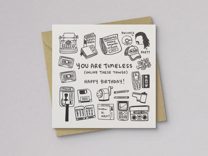 You Are Timeless Birthday Card - additional product photo 1