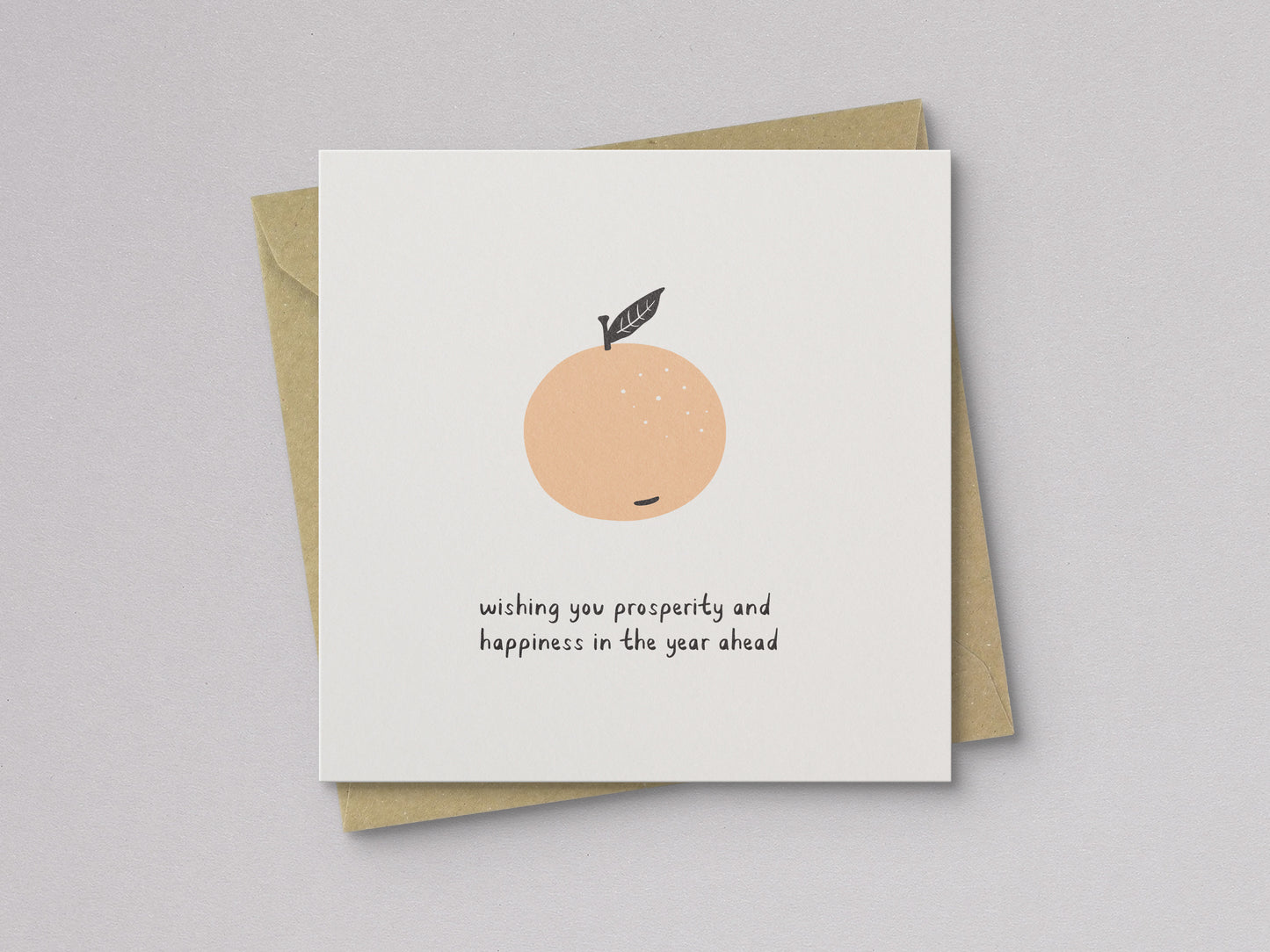 Lucky Orange Lunar New Year Card - additional product photo 1