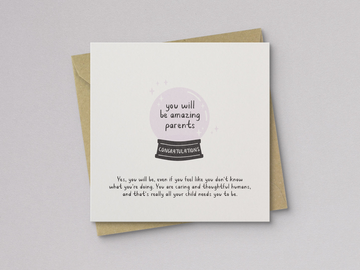 Amazing Parents New Baby Card - additional product photo 1