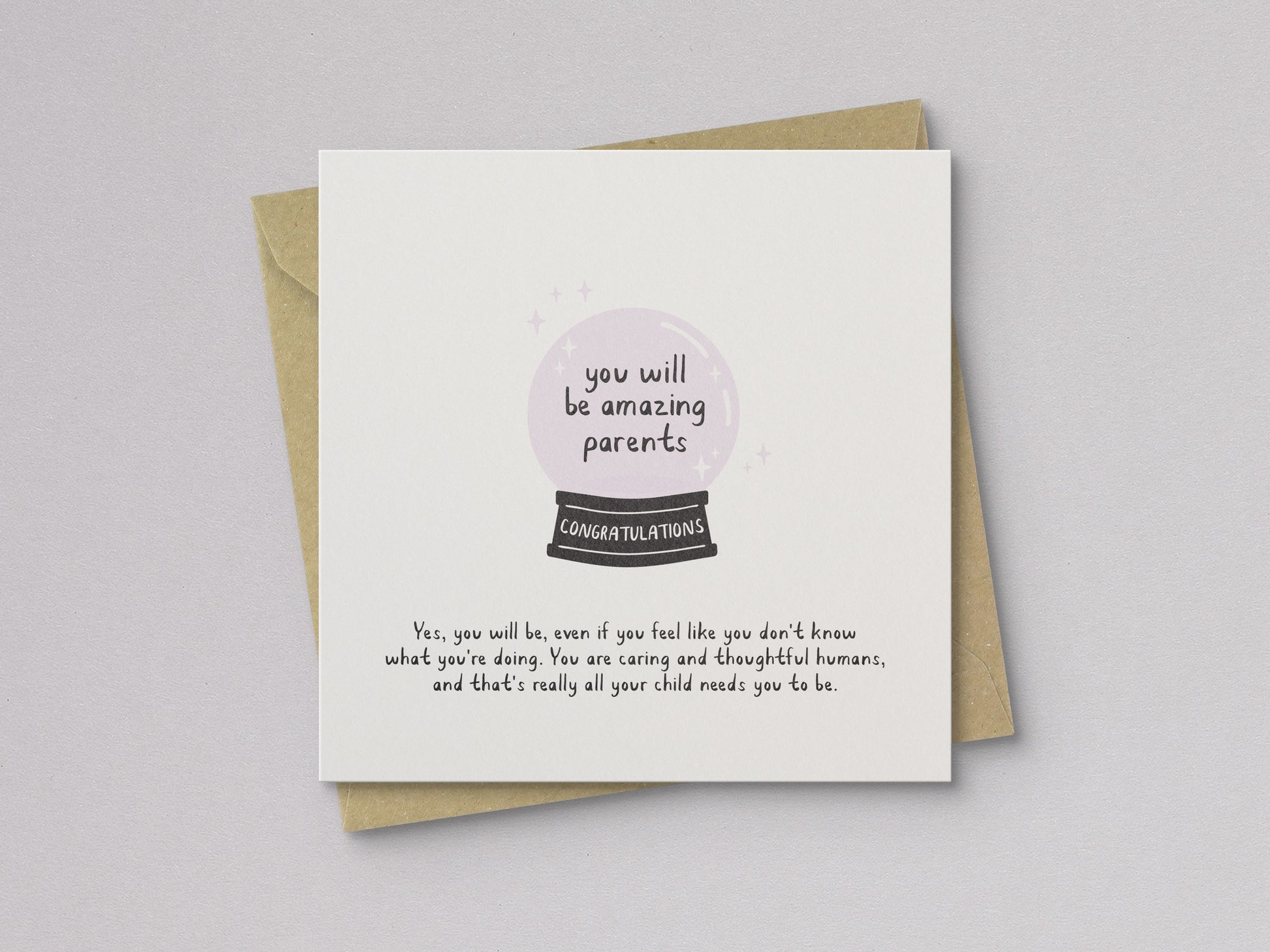 Amazing Parents New Baby Card - additional product photo 1