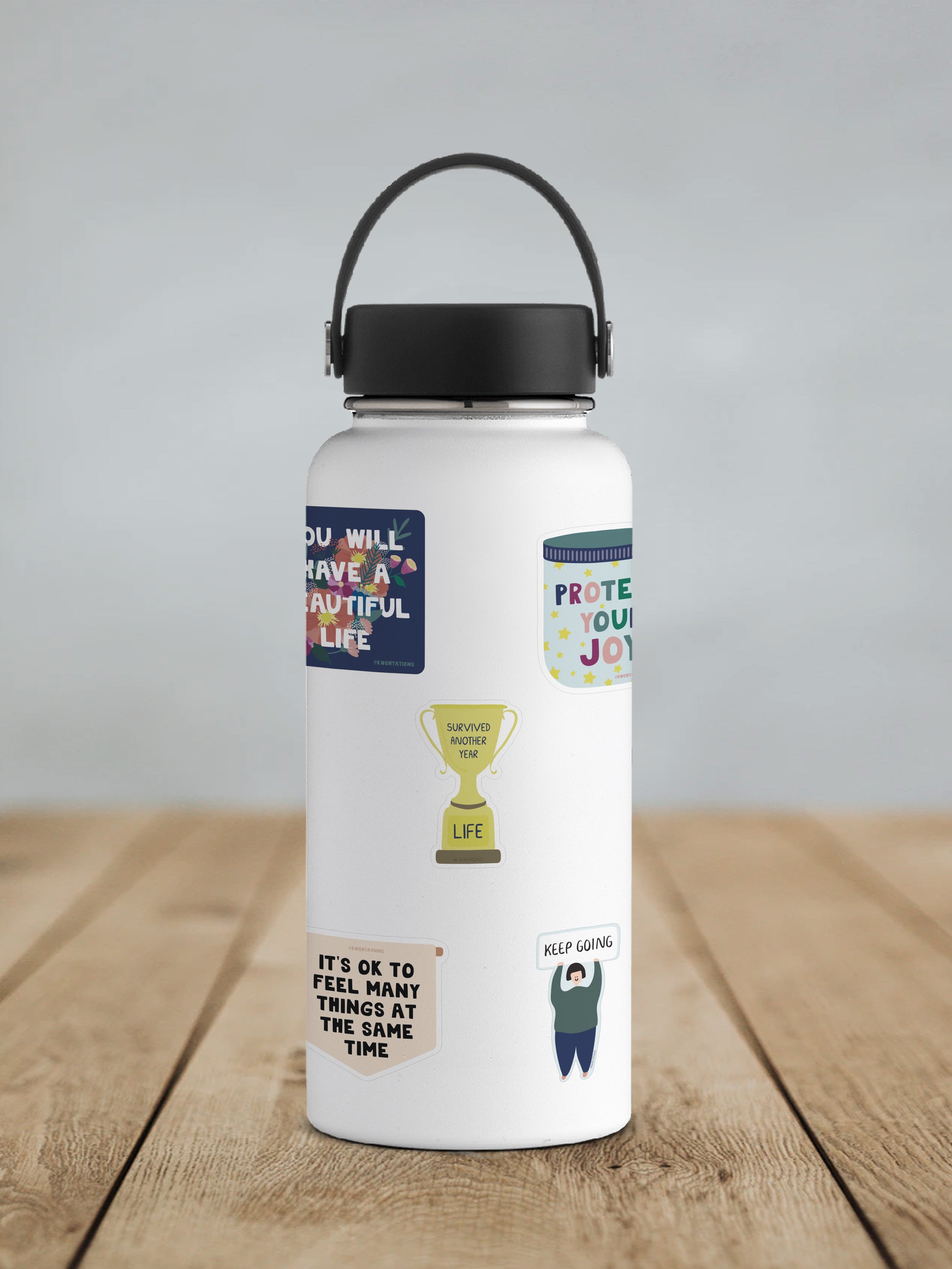 Survived Another Year Vinyl Sticker - additional product photo 2