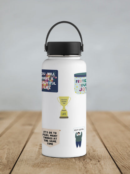 Survived Another Year Vinyl Sticker - additional product photo 2
