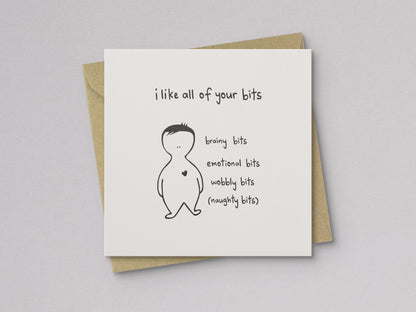 Through It All, I'm Glad It's Us Love Card - additional product photo 1
