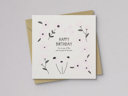 In Awe of You Birthday Card - additional product photo 1