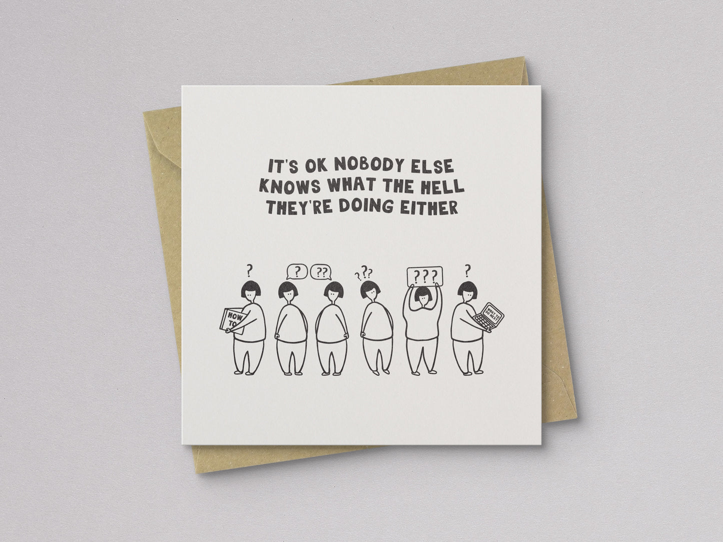 Nobody Knows What the **** They're Doing Either Card - additional product photo 1