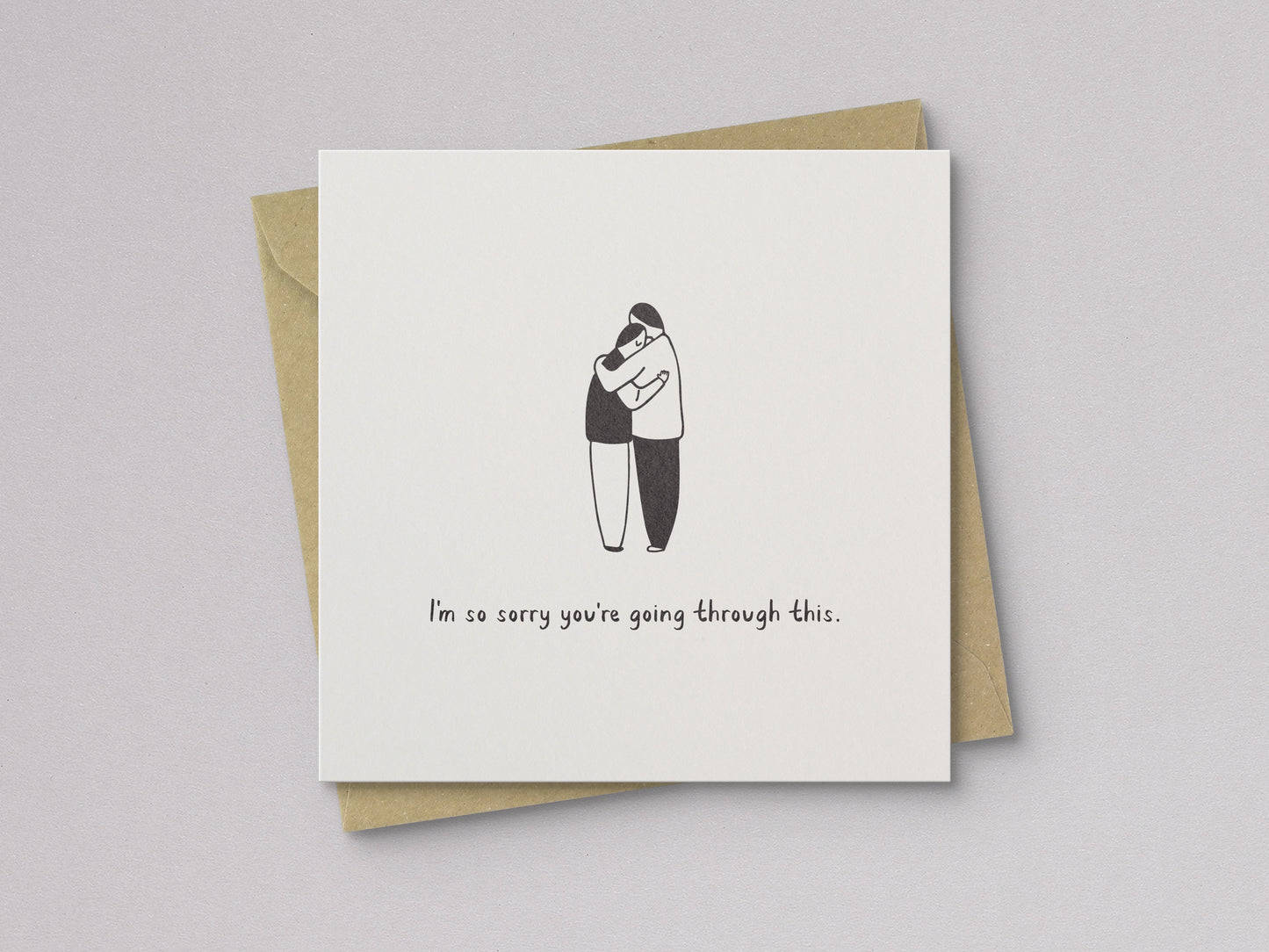 Sorry You're Going Through This Sympathy Card - additional product photo 1