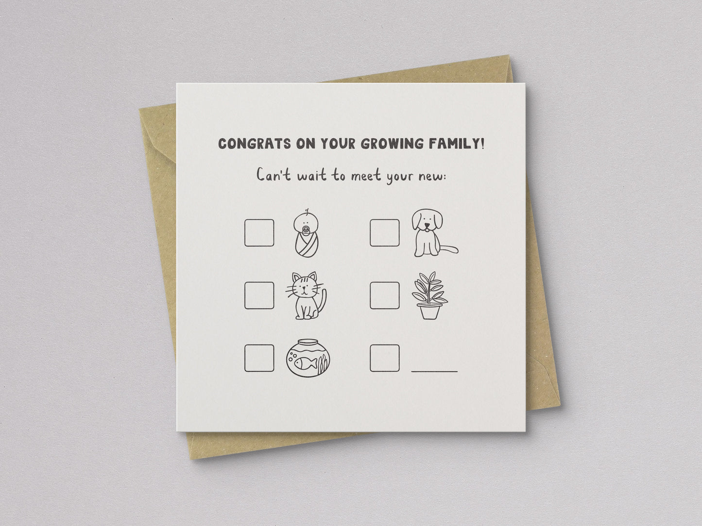 Growing Family Card - additional product photo 1