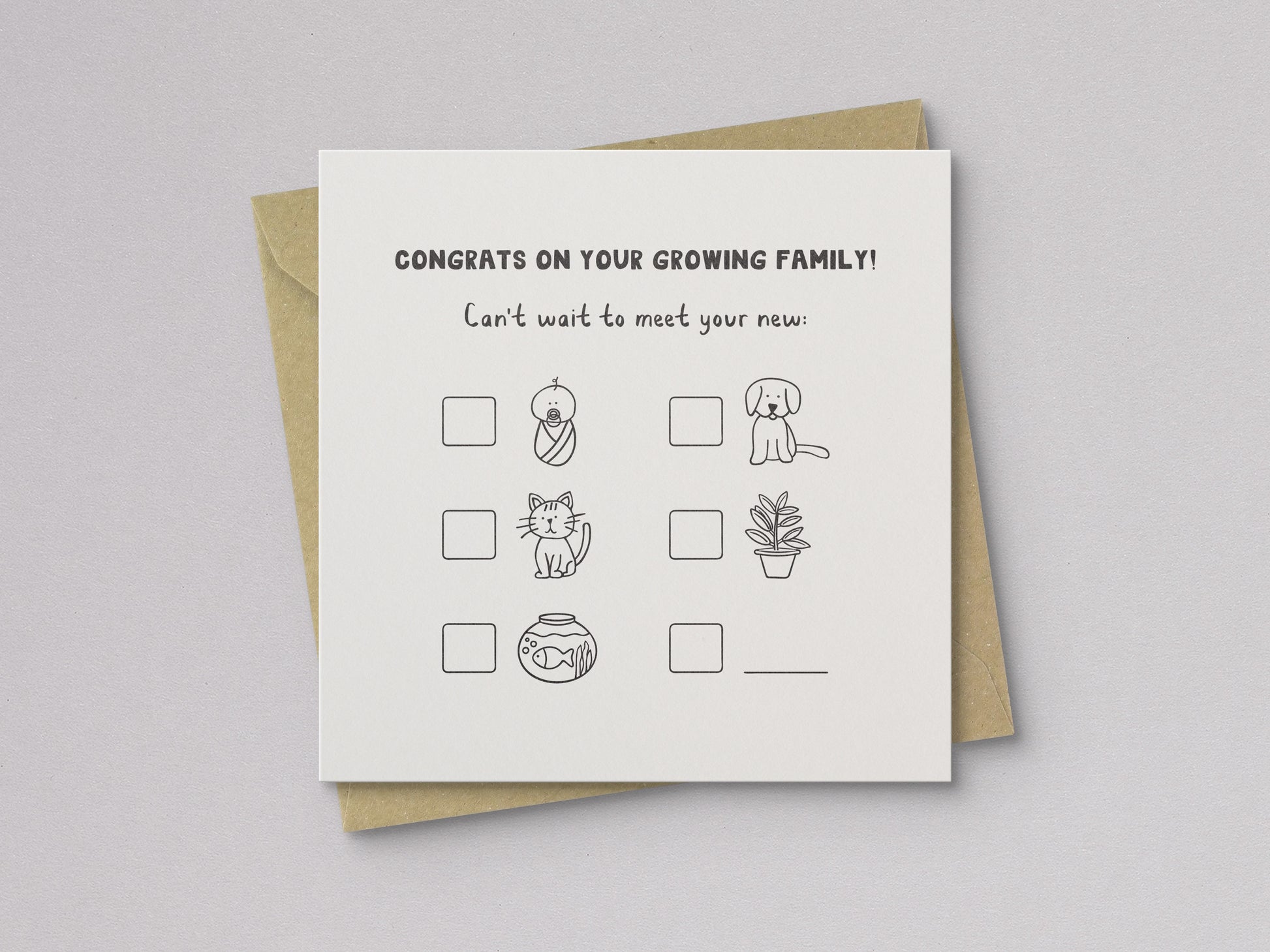Growing Family Card - additional product photo 1