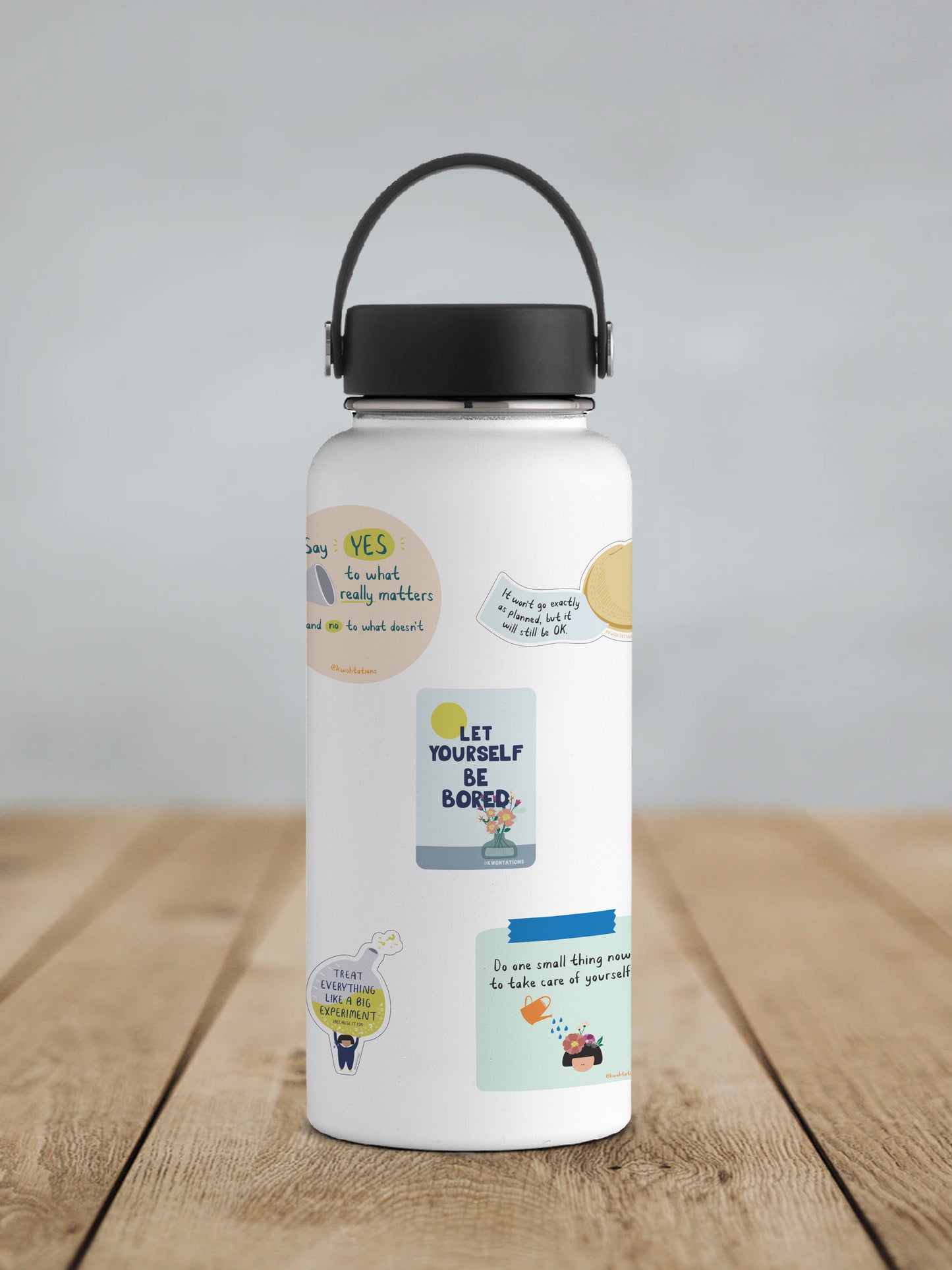 Let Yourself Be Bored Vinyl Sticker - additional product photo 2