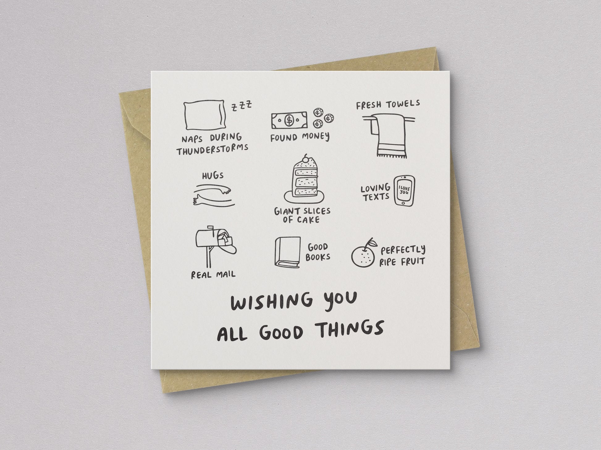 Wishing You All Good Things Birthday Card - additional product photo 1