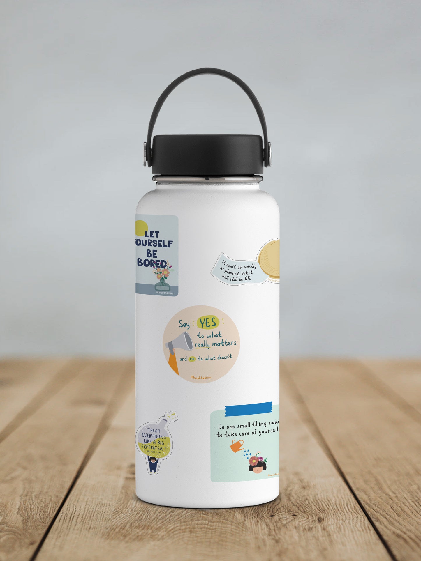 Say Yes to What Really Matters Vinyl Sticker - additional product photo 2