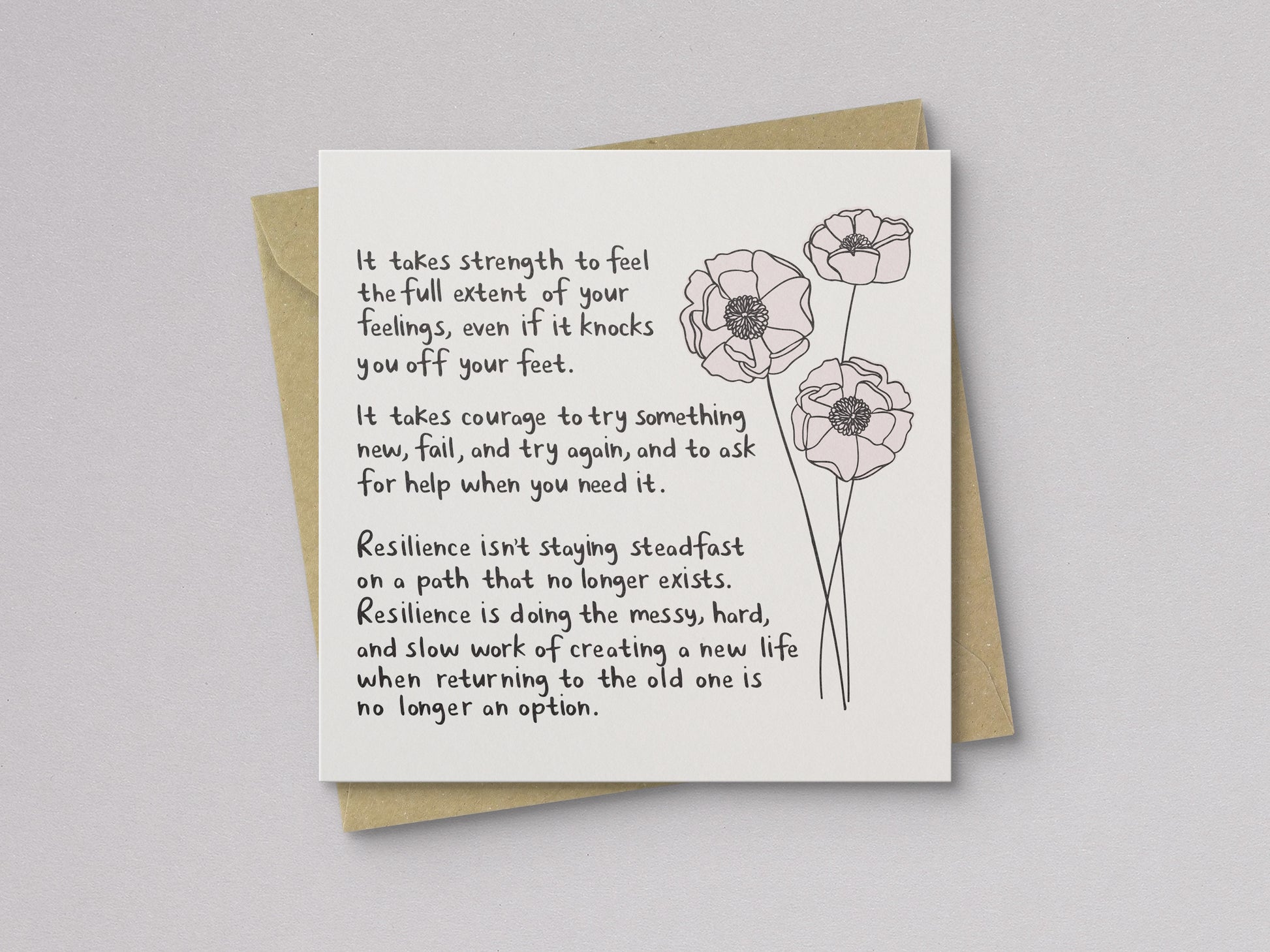 True Resilience Sympathy Card - additional product photo 1