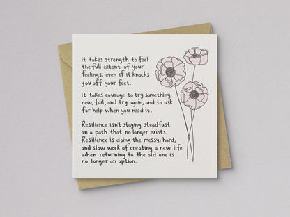 True Resilience Sympathy Card - additional product photo 1