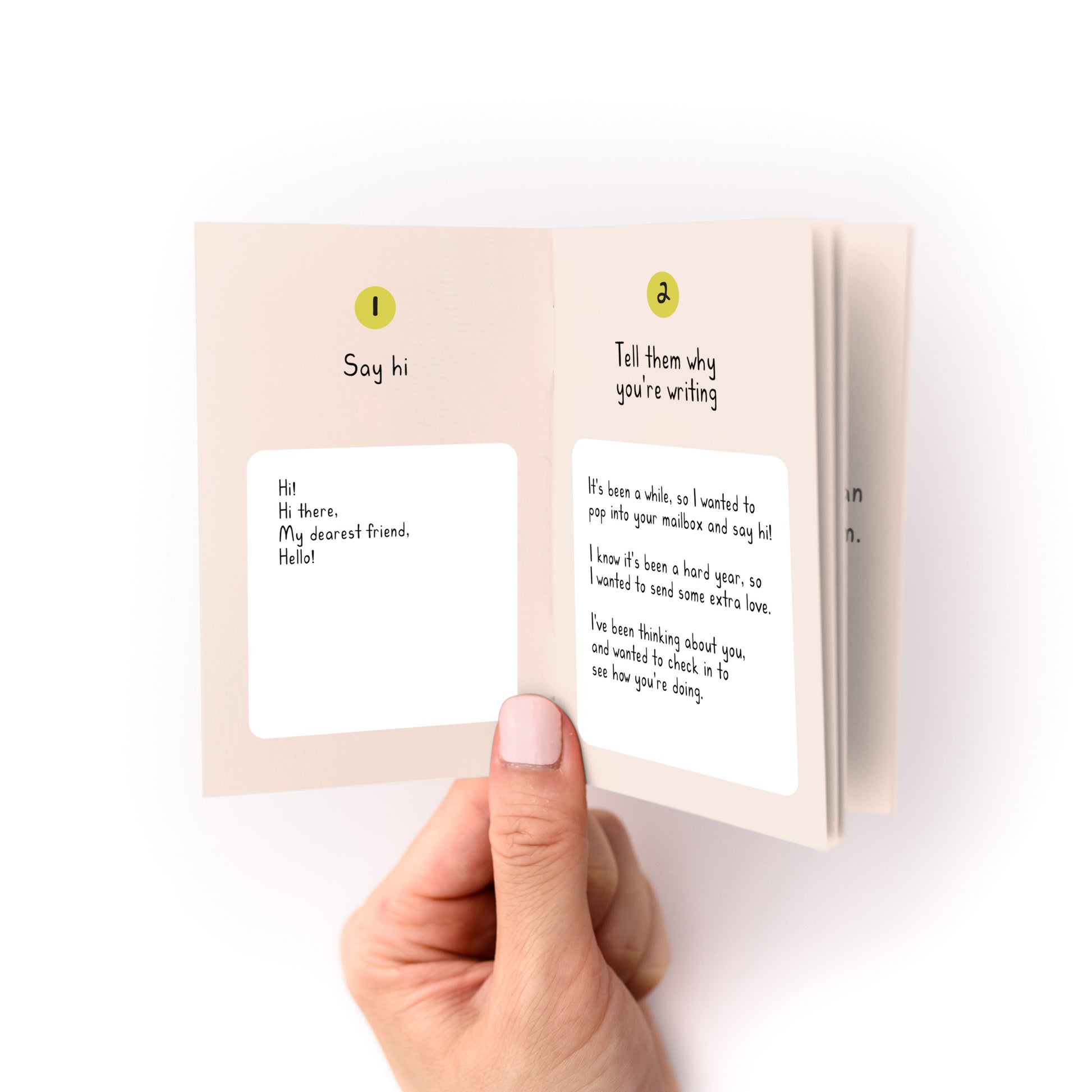 What to Write in Any Card Zine - Page 2-3