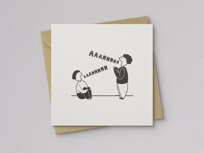 Scream Into the Void Sympathy Card - additional product photo 1