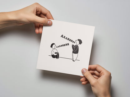 Scream Into the Void Sympathy Card - additional product photo 2