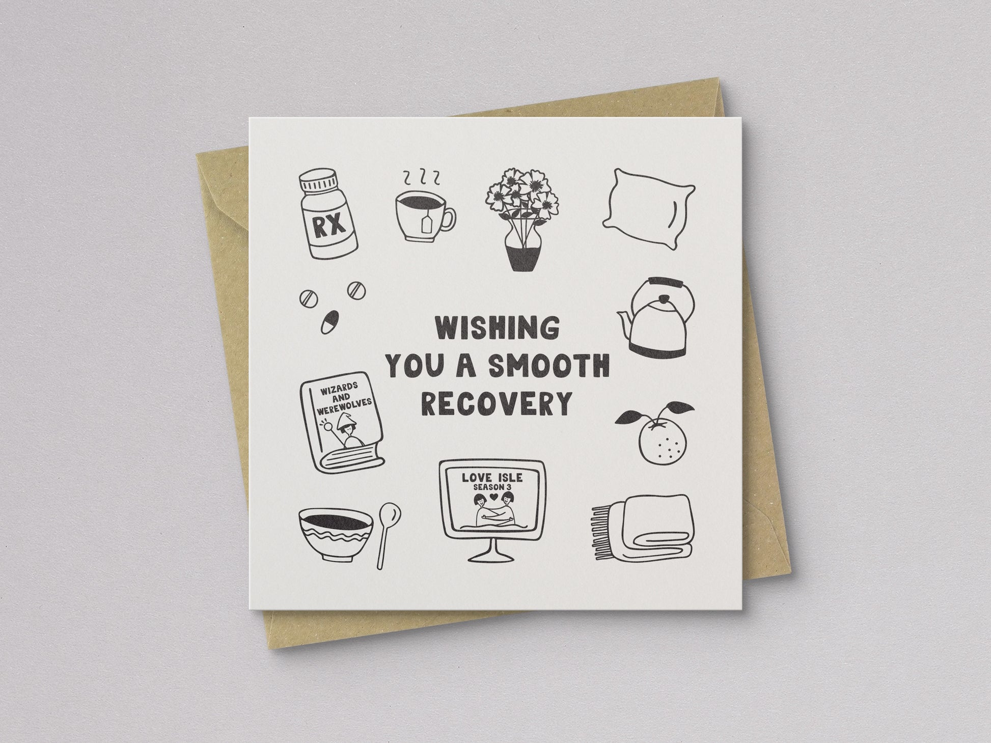 Wishing You a Smooth Recovery Get Well Card - additional product photo 1