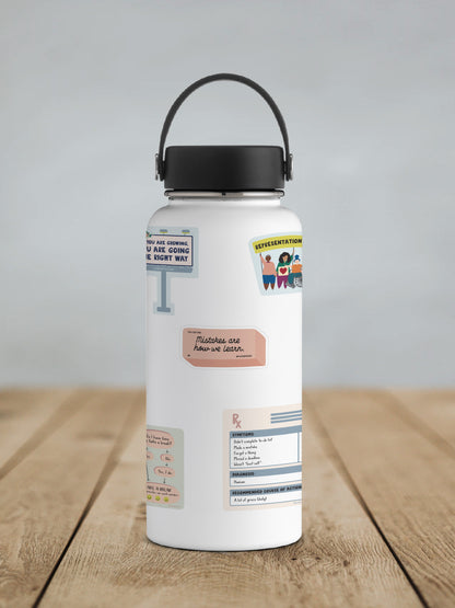 Mistakes Are How We Learn Vinyl Sticker - additional product photo 2
