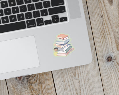 I Heart Books Vinyl Sticker - additional product photo 3