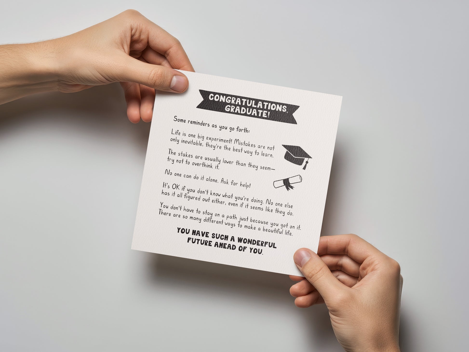 Congrats Graduate Graduation Card - additional product photo 2