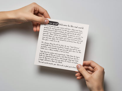 Hi New Grad Graduation Card - additional product photo 2