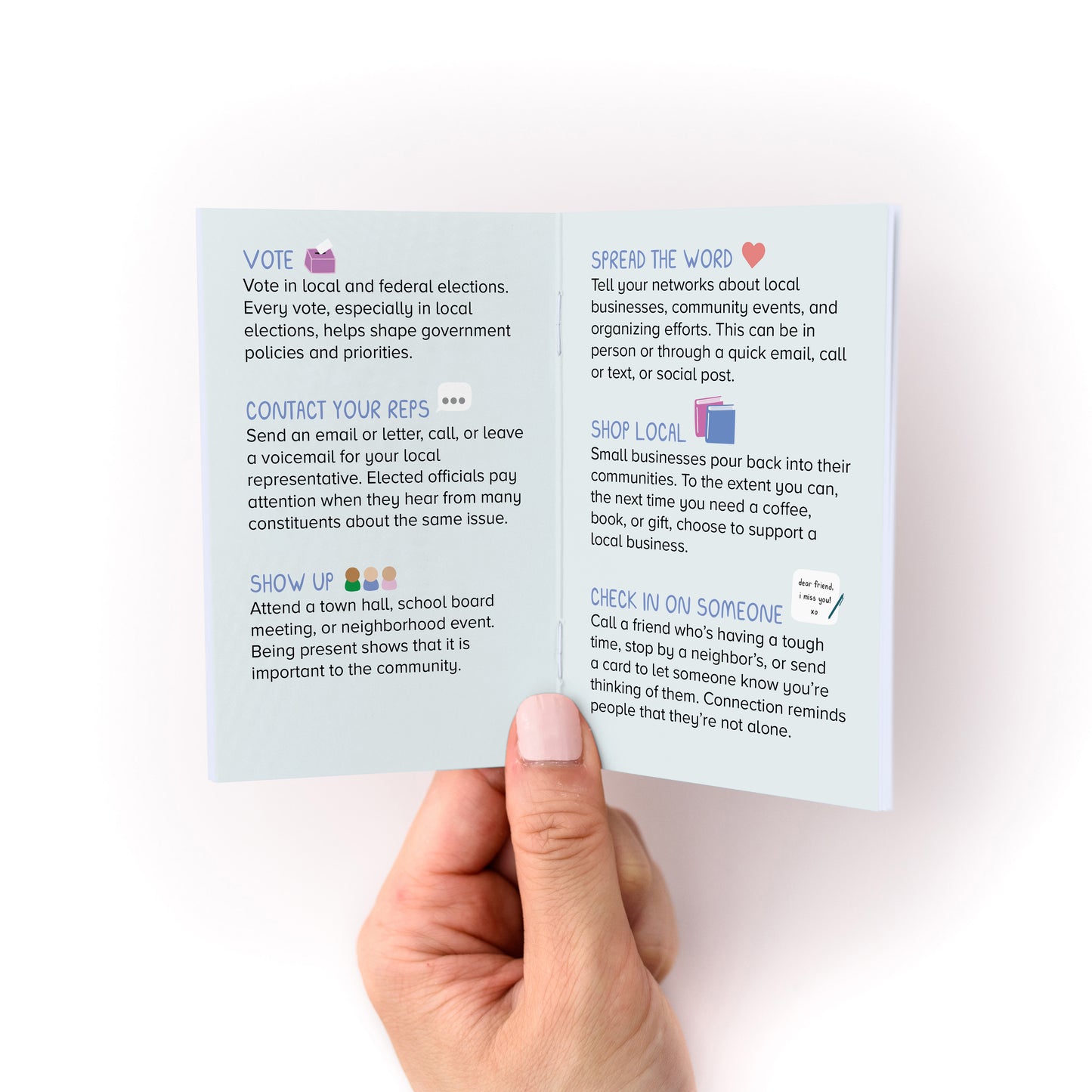 Ways to Make a Positive Impact Zine - Page 5-6