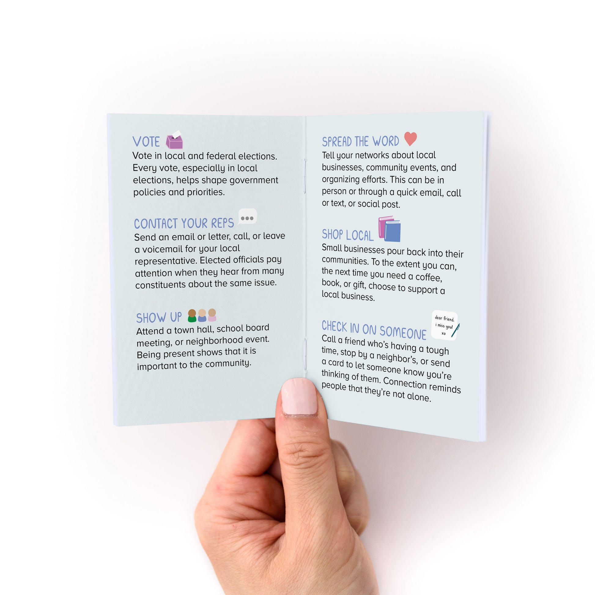 Ways to Make a Positive Impact Zine - Page 5-6