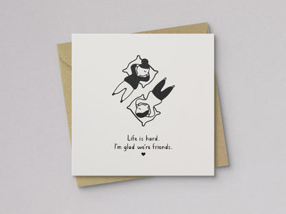 I'm Glad We're Friends Friendship Card - additional product photo 1